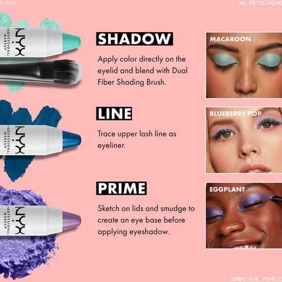 JUMBO EYE PENCIL Sharpenable Multi-use Eye Crayon.(MATCHA) - Picture 3 of 7